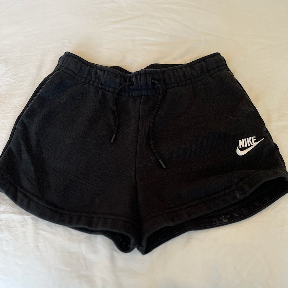 Nike Women’s French Terry Shorts, Black, XS
